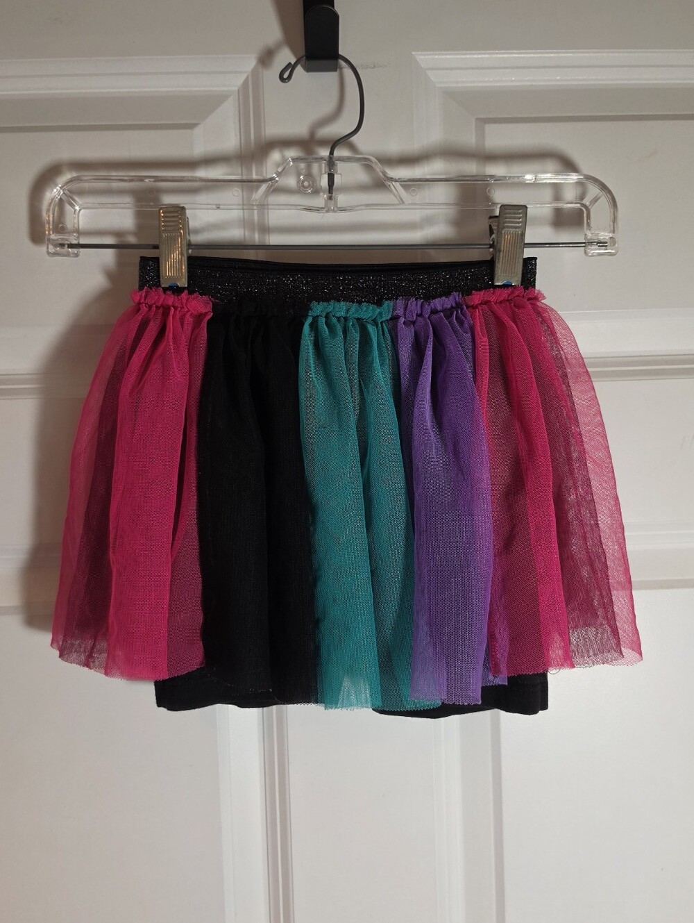 365 Kids Colorful Tulle Skirt With Shorts Size 5